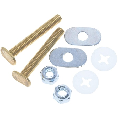 All-Source 5/16 In. Brass Toilet Bolt Set W-7140